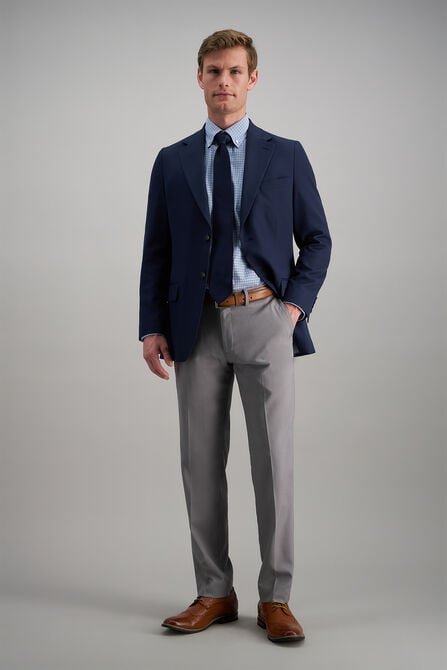 Premium Comfort Dress Pant, Grey view# 3