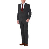 J.M. Haggar Premium Stretch Shadow Check Suit Jacket, Black / Charcoal, hi-res