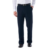 Big &amp; Tall E-CLO&trade; Tonal Plaid Dress Pant, Navy view# 1