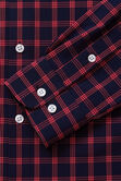 Smart Wash&trade; Dress Shirt - Navy Plaid,  view# 5