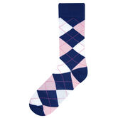 Argyle Socks, Navy view# 1