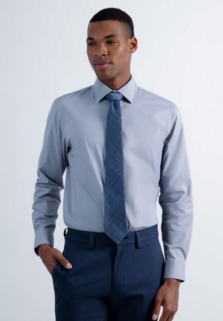Premium Comfort Dress Shirt - Light Grey, Light Grey
