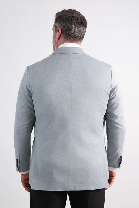 Big &amp; Tall J.M. Haggar Mini Dobby Sportcoat, Silver view# 2
