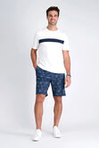 The Active Series&trade; Hybrid Dot Distress Short, Heather Blue view# 1