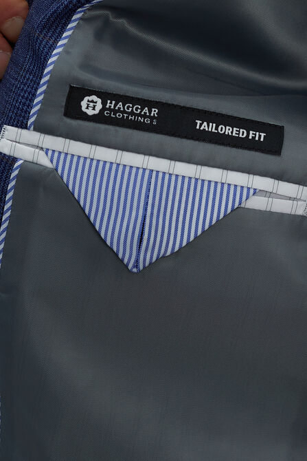 Glen Paid Sport Coat, Medium Blue view# 3