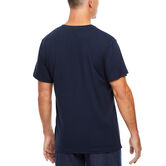 Crew Neck Sleep Shirt, Navy view# 2