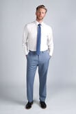Premium Comfort Tonal Plaid Dress Pant, Chambray view# 1