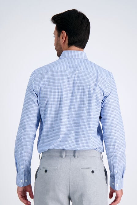 Premium Comfort Dress Shirt - Bright Blue Plaid,  view# 2