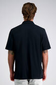 2-Color Pique Polo, Black view# 2