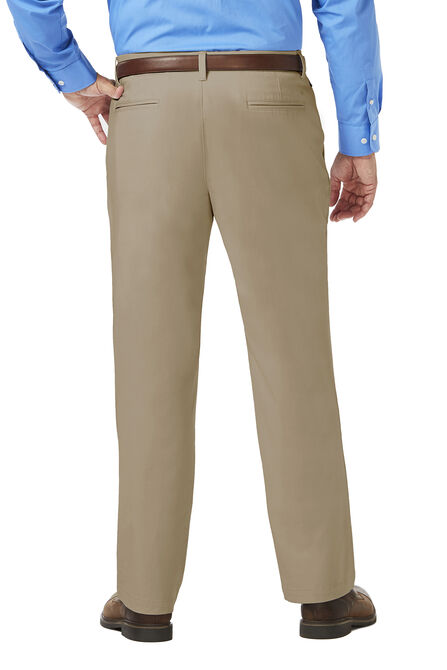 J.M. Haggar Luxury Comfort Chino, Khaki view# 3