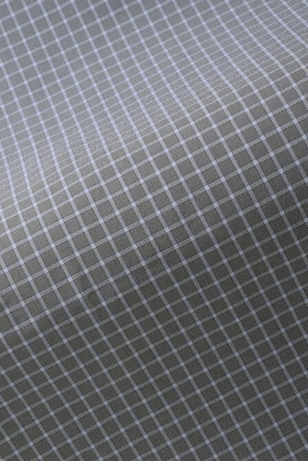 Big Smart Wash&reg; Dress Shirt - Medium Grey Grid, Medium Grey view# 5