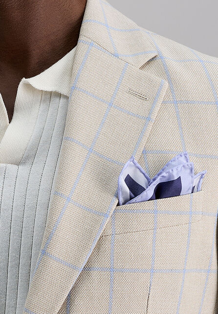 J.M. Haggar Premium Windowpane Blazer, Euro Blue