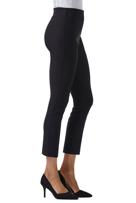 Flat Front Ankle Pant,  Black view# 2