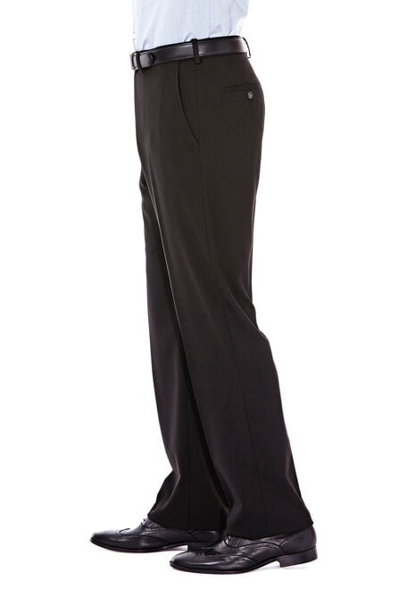 J.M. Haggar Premium Stretch Suit Pant - Flat Front, Black view# 2