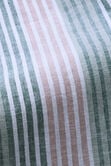 Short Sleeve Linen Stripe Camp Shirt, Pink view# 6