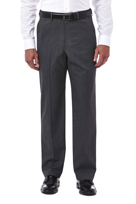 Premium Stretch Tic Weave Dress Pant, Black / Charcoal view# 1