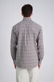 Long Sleeve Stretch Polin Plaid Shirt , Medium Taupe view# 2