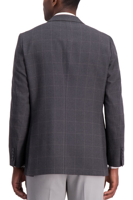 Glen Plaid Sport Coat, Black / Charcoal view# 3