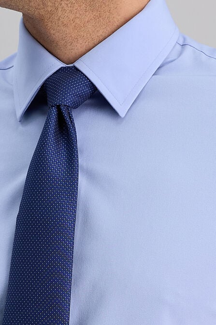 Smart Wash&reg; Dress Shirt - Blue, Light Blue view# 5