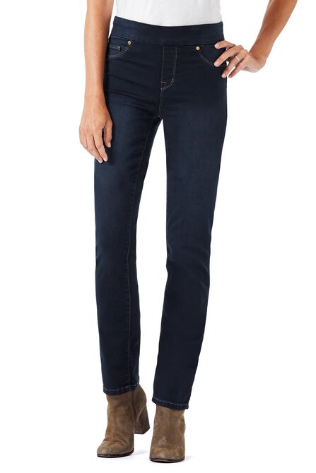 Pull On Straight Denim Pant,  view# 1