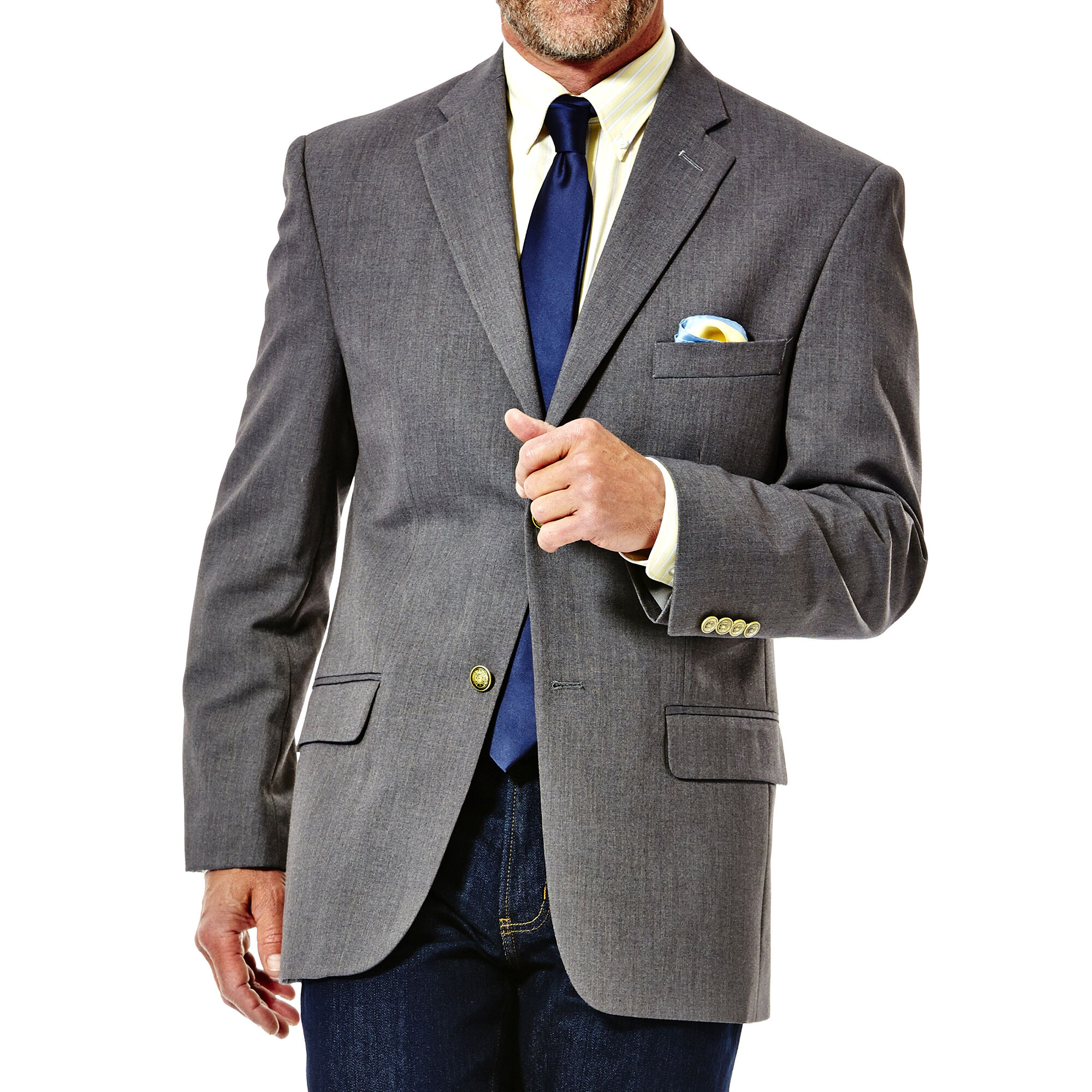 Haggar Blazer Med Grey (HJ00001 Clothing Suits) photo