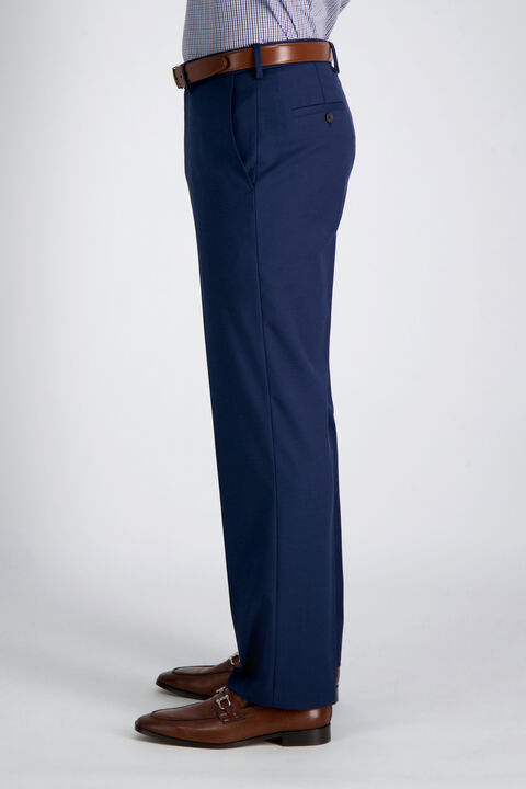 J.M. Haggar Texture Weave Suit Pant, Midnight view# 3