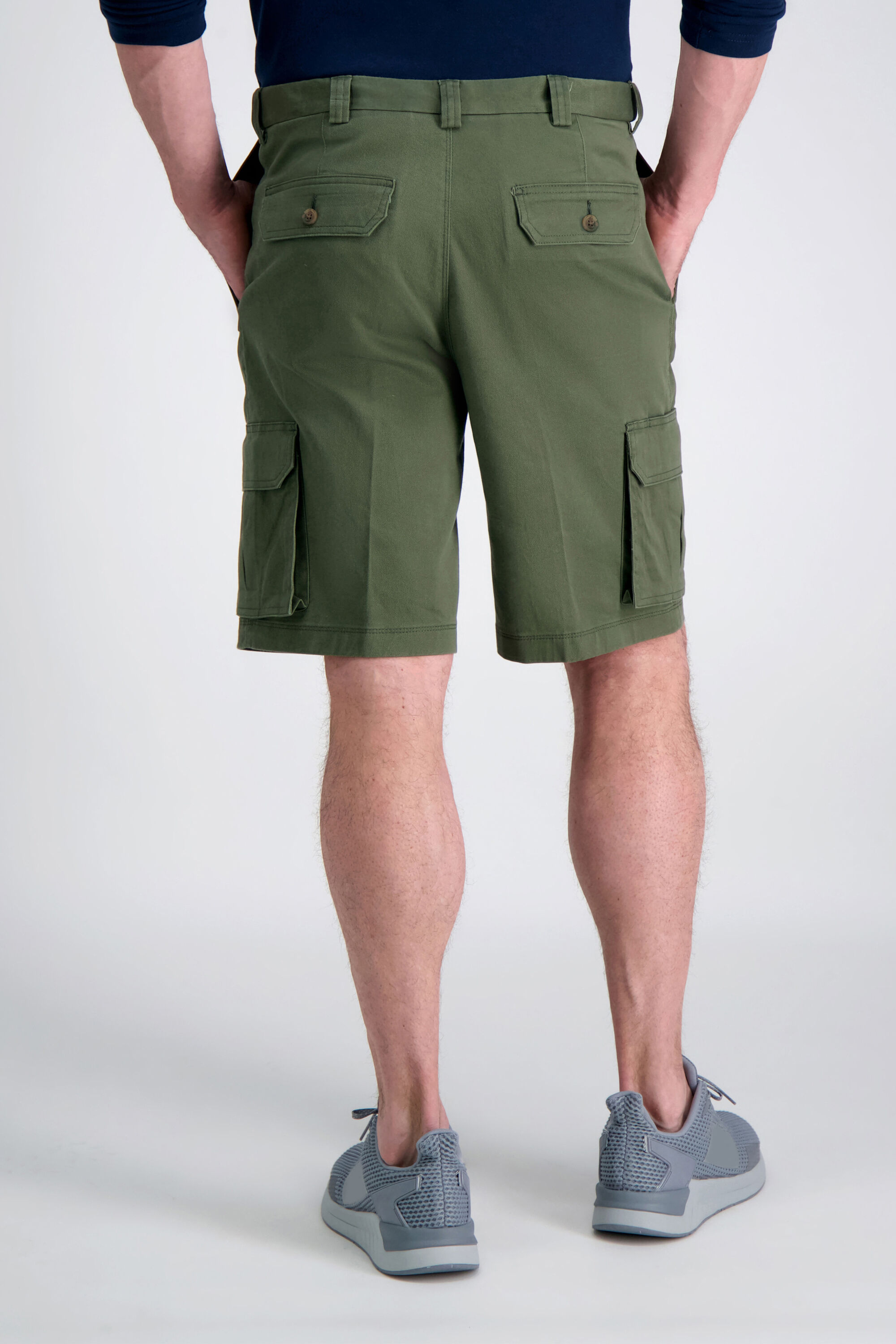 Haggar cargo shorts with tech pocket clearance