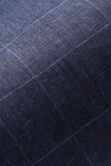 Big &amp; Tall J.M. Haggar Plaid Windowpane Linen Sport Coat, Chambray view# 6