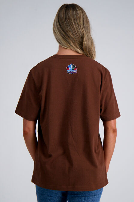 Pro Football Hall of Fame X Haggar - Vintage Player Graphic Tee,  Brown #369 view# 4
