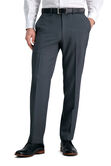 Travel Performance Stria Suit Pant, Dark Heather Grey view# 1