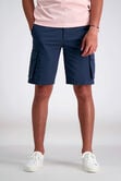 Stretch Cargo Short with Tech Pocket, Navy view# 2