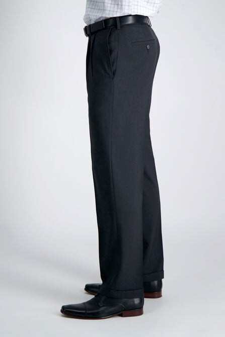 E-CLO&trade; Stria Dress Pant, Charcoal view# 3