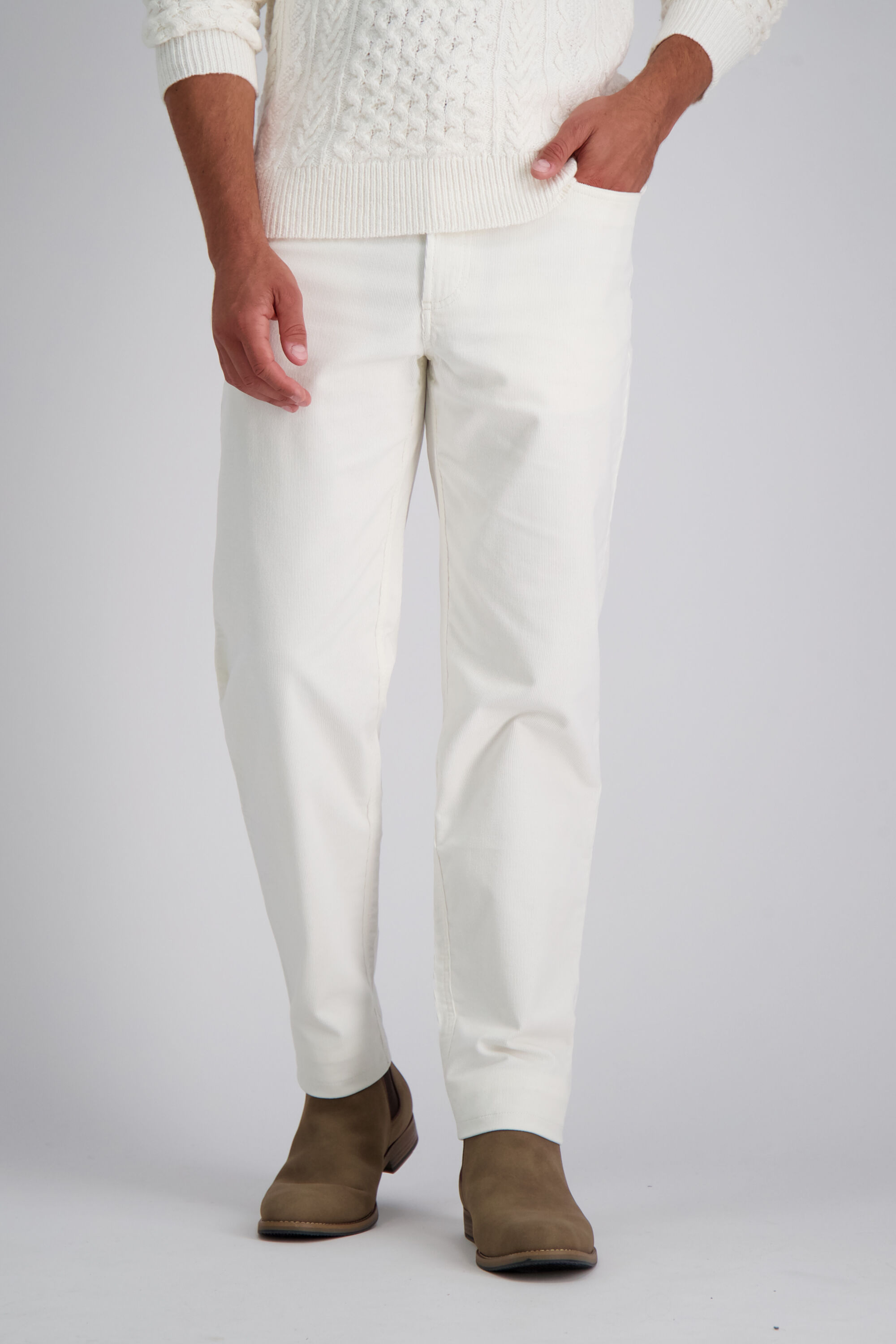 Winter white 2025 corduroy pants