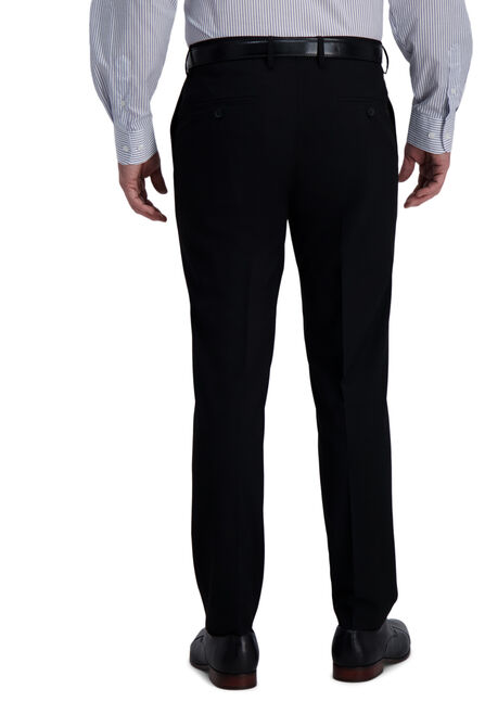 J.M. Haggar 4-Way Stretch Dress Pant - Solid, Charcoal Htr view# 2