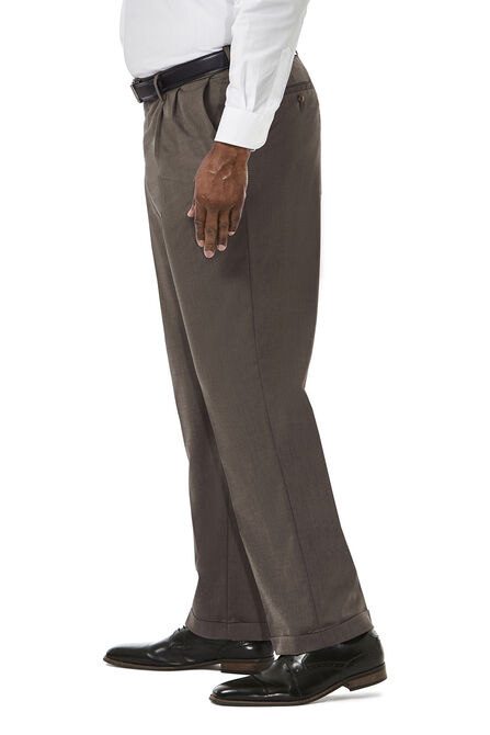 Big &amp; Tall Premium Stretch Dress Pant, Medium Brown view# 2