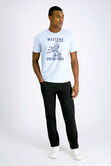 Mustang&reg; Graphic Jersey Tee, Light Blue view# 3