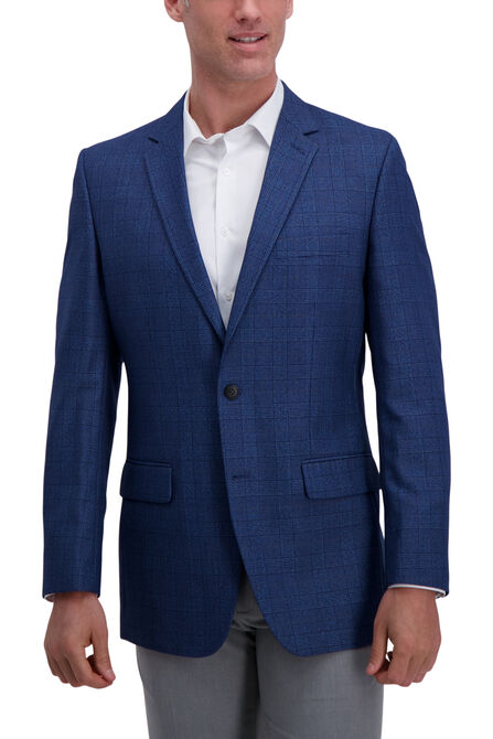Glen Paid Sport Coat, Medium Blue view# 1