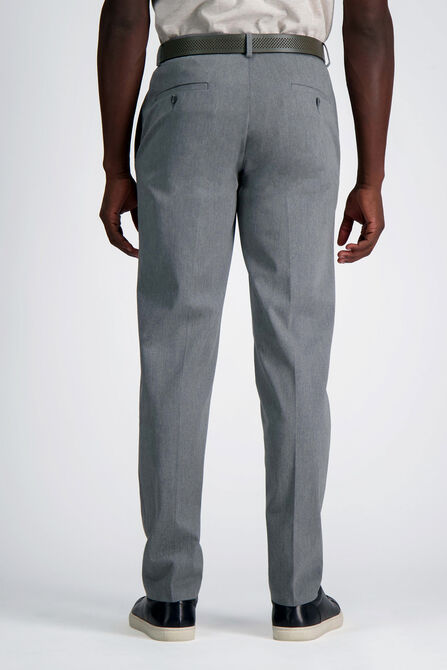 Wrinkle Free Performance Khaki Pant, Heather Grey view# 4