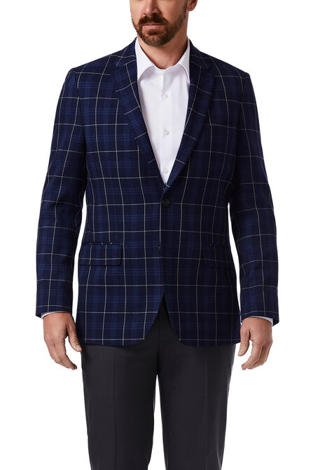 Plaid Sport Coat, Midnight view# 1