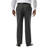 Big &amp; Tall J.M. Haggar Premium Stretch Suit Pant - Pleated Front, Dark Heather Grey view# 3