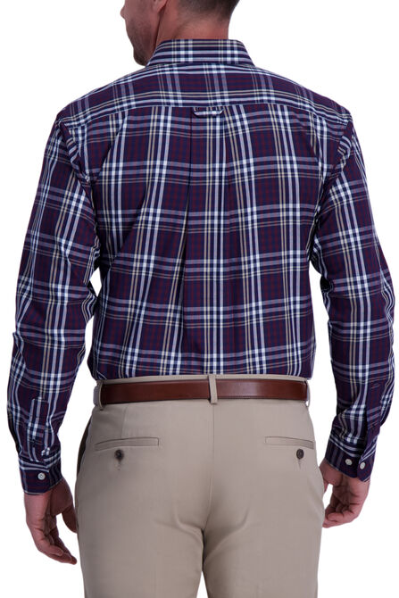 Multi Color Plaid Shirt, Aubergine view# 2