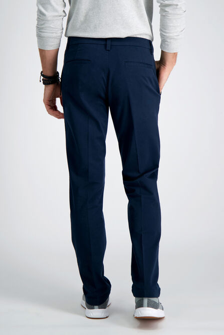 Premium Comfort Khaki Pant, Dark Navy view# 4