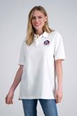 Pro Football Hall of Fame X Haggar - Vintage Wash Polo, White view# 2
