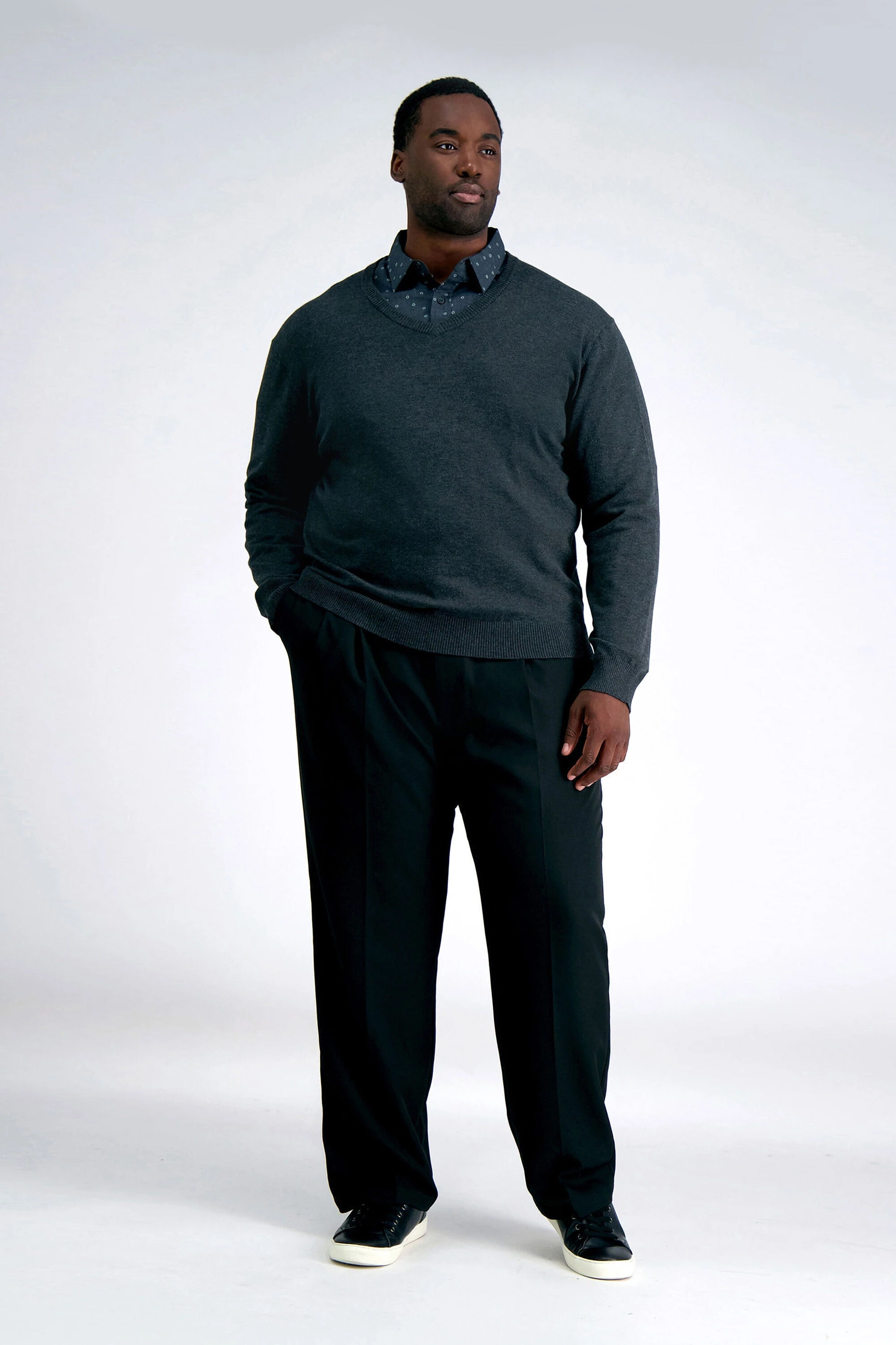 B T Cool 18 Pro Pant Classic Fit Pleat Front Stretch No Iron