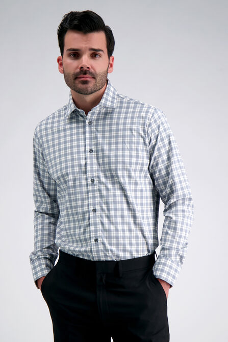 Premium Performance Dress Shirt - Multi Check, White view# 1