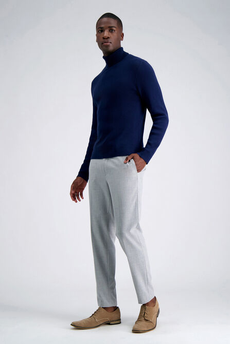 Long Sleeve Turtleneck Sweater, Glacier Blue view# 5