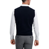 V-Neck Basic Sweater Vest, Navy view# 2