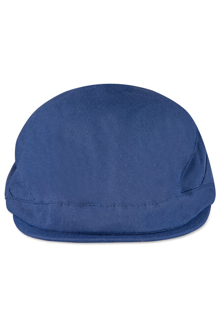Side Seamed Flat Cap, BLUE view# 3