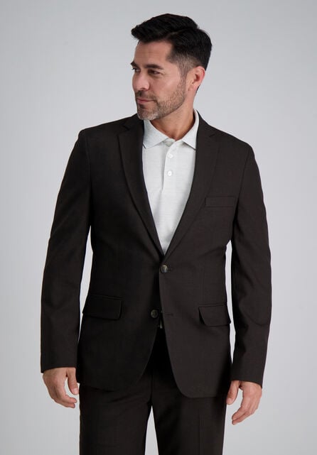 J.M. Haggar Premium Stretch Suit Jacket, Chocolate