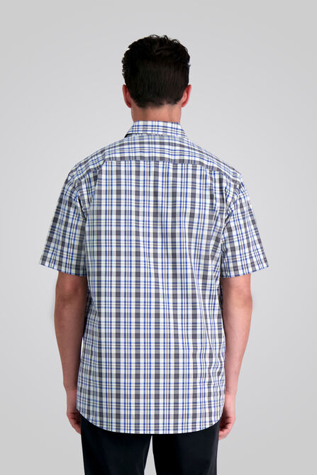 Plaid Button Down Shirt, Black view# 2